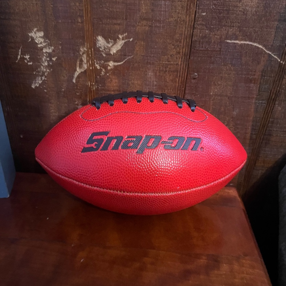 Snap-On Tools red and black football advertising piece